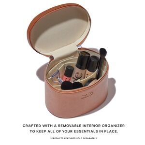 Saie NWOT The Vanity Case Make-Up Organizer in Brown